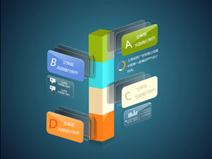 مخطط استريو زجاجي ثلاثي الأبعاد نقي