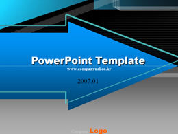 3 Sätze dreidimensionaler großer Pfeil-ppt-Farbdiagramm