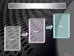 Gráfico de ppt de textura de vidro cúbico