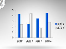 Unduh grafik kolom yang diisi gradien