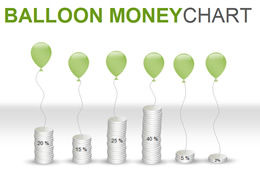 12 sets of two-color exquisite ppt chart download