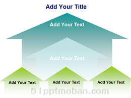 矢印pptチャート素材