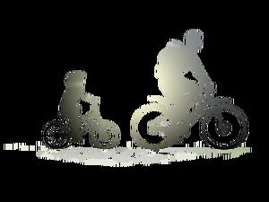 Silhouettes de fils et de pères libres de matériel ppt de nattes-Fête des pères (14 photos)