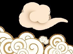 各种祥云祥云吉祥纹免抠图（13张）