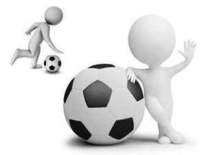 Football 3D villain ppt picture material (34 photos)