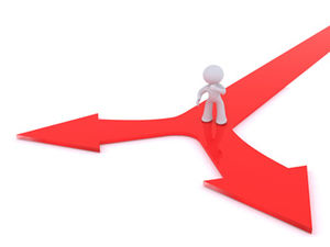 الطريق والاتجاه 3D صورة مادية الشرير