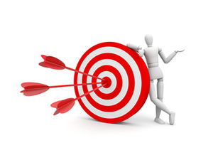 3D kötü adam ve hedef ppt malzeme resim paketi indir