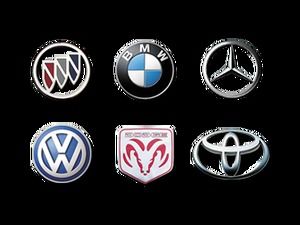 خلفية شفافة شعار السيارة جزء لكل تريليون المواد