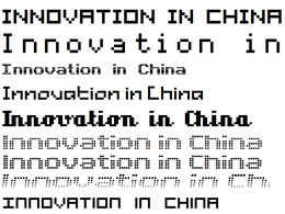 10 font piksel bahasa Inggris dikemas untuk diunduh