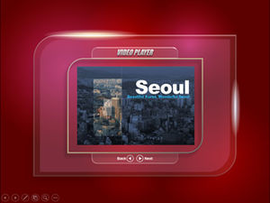 PPT-Vorlage für Videowiedergabe-Videoplayer