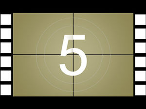 Cube switching visual 5 seconds countdown opening shocking ppt special effects