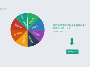 เทมเพลต ppt แอนิเมชั่นแผ่นเสียงแอนิเมชั่นเหมาะสำหรับการทำนายลอตเตอรีและโอกาสอื่น ๆ