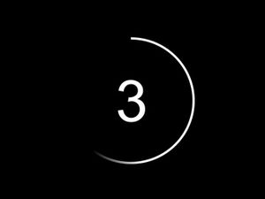 Ring loading effect 5 seconds countdown ppt special effect