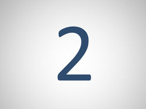 Simple 5-second countdown ppt special effects