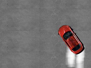 Simulation car drift effect ppt template