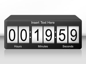 Роскошные часы 20 минут обратного отсчета ppt спецэффекты