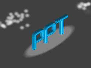 煙pptの特殊効果が表示されます