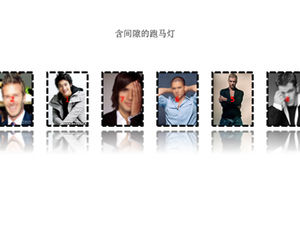 シームレスなピックアンドゴーランタン効果pptテンプレート