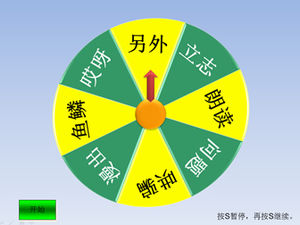 Aktivitäts-Draw-Plattenspieler-ppt-Spezialeffekt-Animation