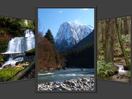 Modèle d'album photo dynamique ppt