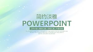 Prosty i elegancki raport podsumowujący pracę ogólny szablon ppt