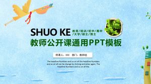 Albastru simplu profesor deschis clasă generală șablon ppt