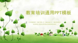 Modèle de ppt général pour les établissements d'enseignement et de formation simples et chaleureux