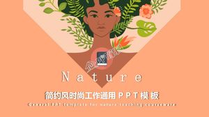 Plantilla ppt universal de informe de trabajo de estilo simple de moda