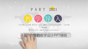 Modern minimalist öğretim tasarımı evrensel ppt şablonu