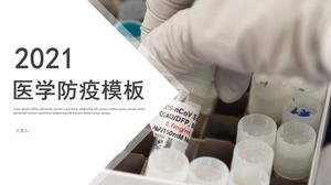 เทมเพลต ppt รายงานการป้องกันและควบคุมโรคระบาดทางการแพทย์ที่กระชับและกระชับ