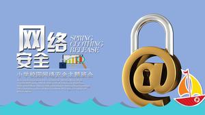 Modello ppt per riunioni di classe a tema di sicurezza della rete del campus della scuola primaria e secondaria