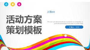 Plan plan działania witalność kolor plan planowania ppt templateColor plan działania witalność plan planowania szablon ppt