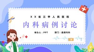 Modèle ppt d'examen médical de cas de médecine interne