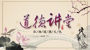 PPT-Vorlage für Moralvorträge der traditionellen Kultur