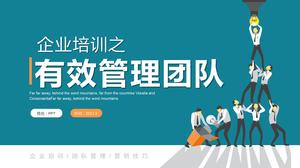 Szablon PPT do zarządzania zespołem działu