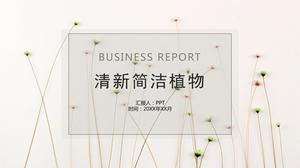 Modèle ppt de plante élégant et concis