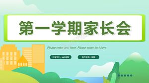 Die ppt-Vorlage für das Elterngespräch im ersten Semester