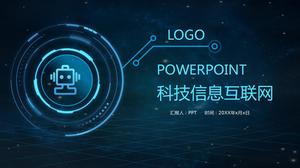 Template ppt teknologi informasi berteknologi tinggi