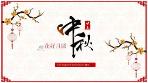 Border mid-autumn festival ppt template