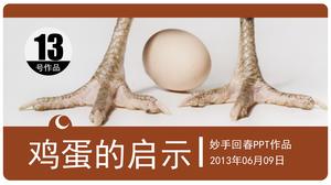 雞蛋勵志勵志故事ppt模板