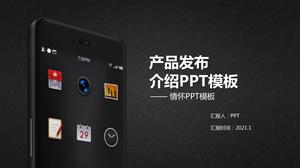 قالب PPT مؤتمر مقدمة الهاتف المحمول المطرقة