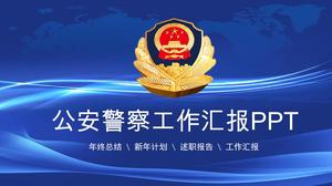 Modelo de ppt da polícia popular de segurança pública