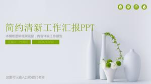 Modèle de rapport ppt de rapport simple et frais