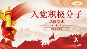 Party training ppt template for party activists