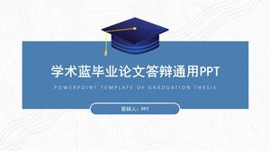 Einfache ppt-Vorlage für akademische Berichte