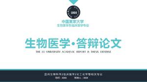 Modello ppt di difesa biomedica