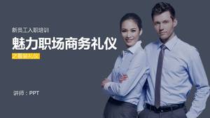 Etykieta biznesowa szablon ppt