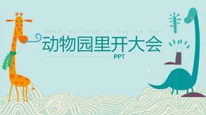 Modello PPT per un incontro allo zoo