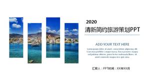 Seyahat iş planlama kitabı ppt şablonu