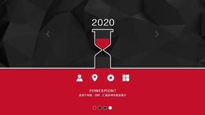 2020 ملخص الأعمال السوداء قالب ppt